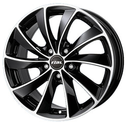 Rial RIAL LUGANO 8.0X18 5/108 ET43 d70.1 /diamond-black front polished/ MP [LU80843B53-1] | ������� LU80843B531
