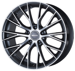 ���� ����� Mak Munchen 20/8,5 ET30 Gun metallic - mirror face | ������� WHS101876