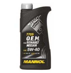 ������ �������� ����� Mannol O.E.M. for Renault Nissan 5W-40 ������� 4036021101514 - inomarca.kz