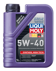 ������ �������� ����� Liqui moly Synthoil High Tech SAE 5W-40 ������� 1924 - inomarca.kz
