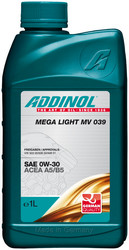 ������ �������� ����� Addinol Mega Light MV 039 0W-30, 1� ������� 4014766071729 - inomarca.kz