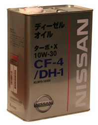 ������ �������� ����� Nissan Turbo X SAE 10W-30 CF-4 DH-1 (4�) ������� KLBF010304 - inomarca.kz