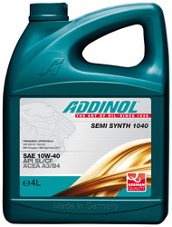 ������ �������� ����� Addinol Semi Synth 1040 10W-40, 4� ������� 4014766249968 - inomarca.kz