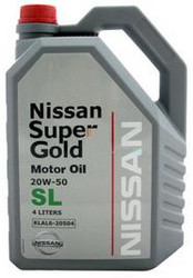 ������ �������� ����� Nissan Super Gold 20W50 SL ������� KLAL620504 - inomarca.kz