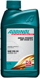 ������ �������� ����� Addinol Mega Power MV 0538 C4 5W-30, 1� ������� 4014766073259 - inomarca.kz