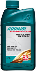 ������ �������� ����� Addinol Mega Power MV 0538 C2 5W-30, 1� ������� 4014766241177 - inomarca.kz