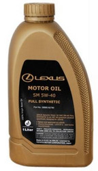 ������ �������� ����� Toyota LEXUS Motor Oil Full Synthetic SM SAE 5W-40 (1�) ������� 0888082790 - inomarca.kz