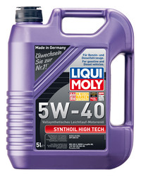 ������ �������� ����� Liqui moly Synthoil High Tech SAE 5W-40 ������� 1925 - inomarca.kz