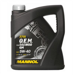 ������ �������� ����� Mannol O.E.M. for Daewoo GM 5W-40 ������� 4036021401492 - inomarca.kz