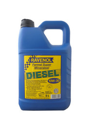 ������ �������� ����� Ravenol Formel Diesel Super 10W-30, 5� ������� 4014835633452 - inomarca.kz